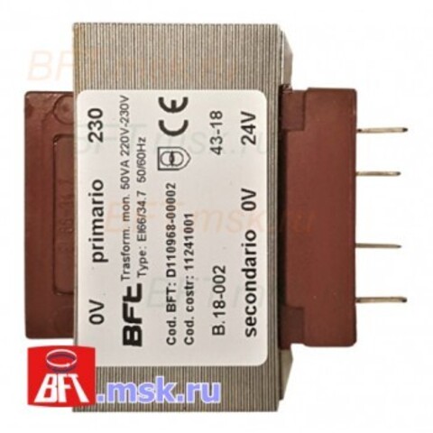 I100010 10001 RS Трансформатор BFT DEIMOS BT A400