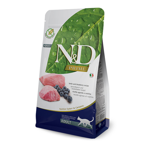 Сухой корм Farmina N&D ANCESTRAL GRAIN LINE 1,5 кг. ягненок с черникой, для взрослых кошек