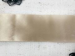 Лента атласная, ш. 5 см, капучино