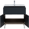 Aquanet 277551 Тумба Алвита new 80 напольная 1 ящ., 2 дв. цв.антрацит (277551)