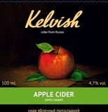 Сидр Kelvish полусладкий