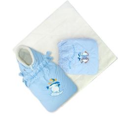 Конверт-трансформер "КОКОН" меховой (молочный)