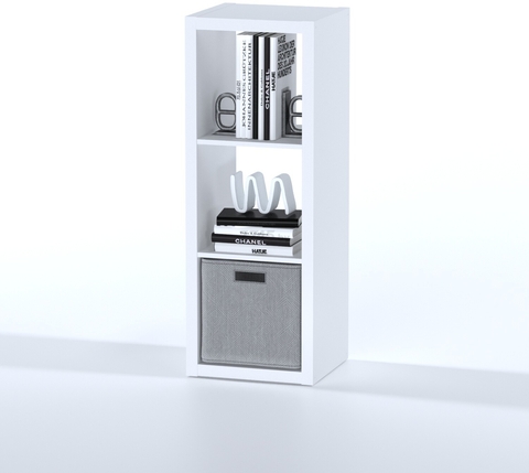 Стеллаж Фора 3, 41*38*112 см, белый