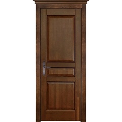 Межкомнатная дверь Гармония массив ольхи античный орех глухая