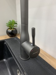 Cмеситель для кухни цвет графит с поворотным изливом Accoona A4490AT-3