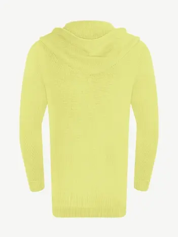 Кардиган с капюшоном из шелка