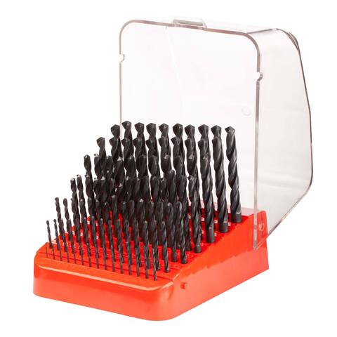 Набор сверл по металлу 1-10мм 91шт DIN338 HSS-R 118° (пл. кейс) Ruko 205223