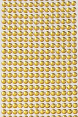 Стразы клеевые, Золото, 4 мм, 880 шт.