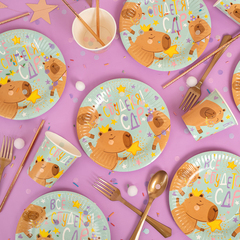 Сервировочные салфетки, Капибара, 33*33 см, 20 шт.