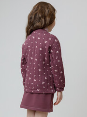 жакет  для девочки  КР 302574/бордовый 1411 Н068.1 к651