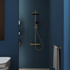 Aqueduto CHU0350 AQD CHUVA Душевая система с термостатическим смесителем, шлифованное золото