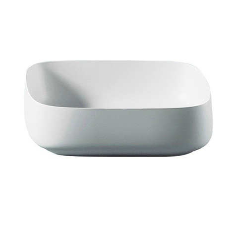 ArtCeram COL008 05 34 ArtCeram COGNAC Раковина настольная Quadro 55x35 см, цвет матовый белый, Saniglaze