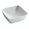 Ceramica Nova Form CN2002 Умывальник чаша накладная квадратная, 42x42, цвет: белый