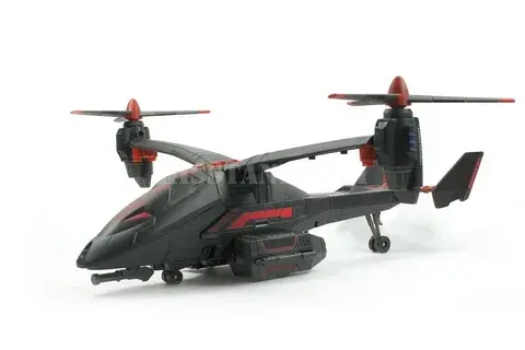 Игрушка Вертолет Черный Дракон Кобра с фигуркой