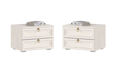 Тумба Престиж-2 (комплект тумб 2 шт.) Сандал светлый