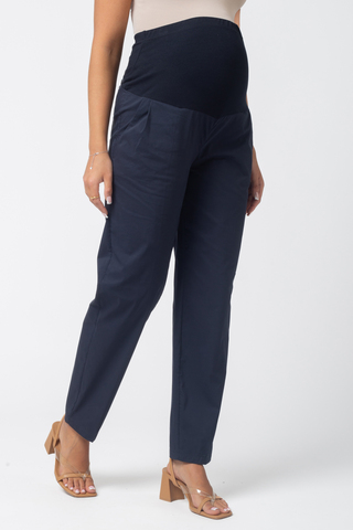 Брюки для беременных 15866 тёмно-синий