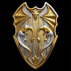 Силиконовый молд Щит Дракона