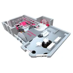 Детский игровой лабиринт «Фантазия» 60 м²