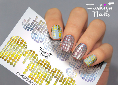 Слайдер-дизайн Fashion Nails Серия G № 54