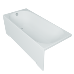 Ванна акриловая прямоугольная ТРИТОН Дина 170*75 в комплекте с каркасом и сифоном