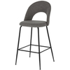 Полубарный стул Mahalia 63 см темно-серый