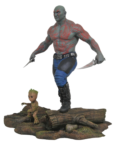 Марвел Галерея Стражи Галактики 2 фигурка Дракс и Грут — Marvel Gallery Guardians of the Galaxy 2 Drax and Groot