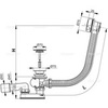 Слив-перелив Alcaplast A51BM-100