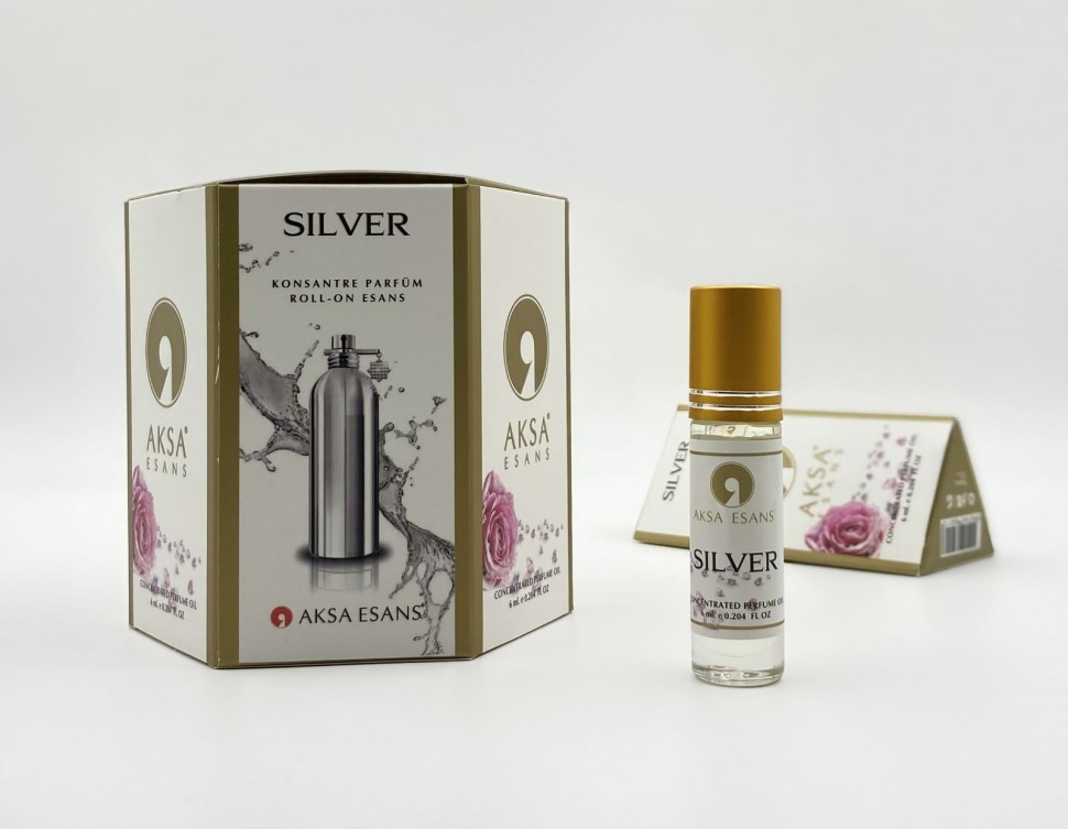 Масляные духи Aksa Esans Silver 6ml