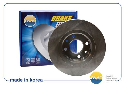 ДИСК ТОРМОЗНОЙ ПЕРЕДНИЙ LOGAN, SANDERO 8V НЕВЕНТИЛИРУЕМЫЙ (259*12) AMD