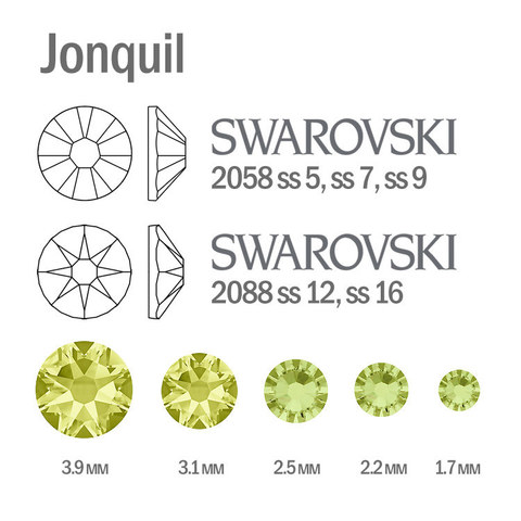 Swarovski SS 7 Jonquil 36 шт