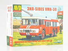 Model Kit ZIL-SIDES VMA-30 Fire tank truck 1:43 AVD Models