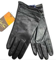 Перчатки.Женские.Материал верха: Кожаные люкс качества.Подклад: Трикотаж-шерсть.В упаковке 5 шт.