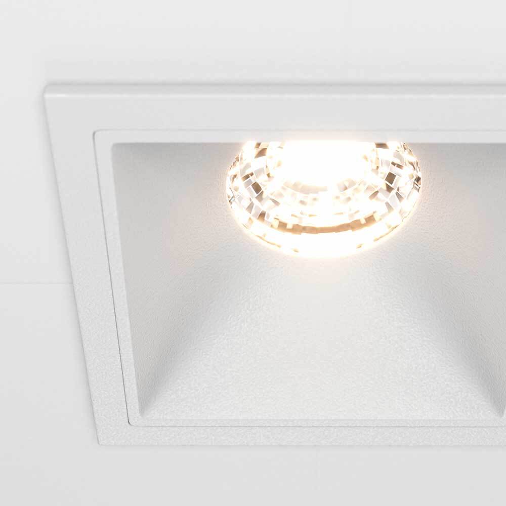 Встраиваемый светильник Maytoni Alfa LED DL043-01-10W3K-SQ-W