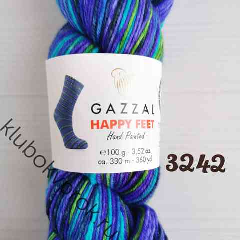 GAZZAL HAPPY FEET 3242, Фиолетовый зеленый