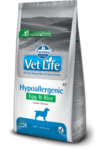 Сухой ветеринарный корм Farmina Vet Life Dog Hypoallergenic Egg&Rice