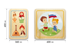 Набор стеновых панелей «Символы России - Культура»