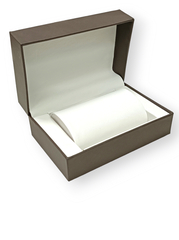 77736- Подарочная коробка прямоугольная для упаковки часов/браслета коричневая