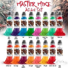 Master Mike Asian Tattoo Set (16 пигментов)