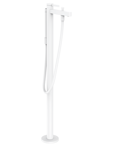 Hansgrohe Finoris 76445700 Напольный смеситель для ванны (белый матовый)