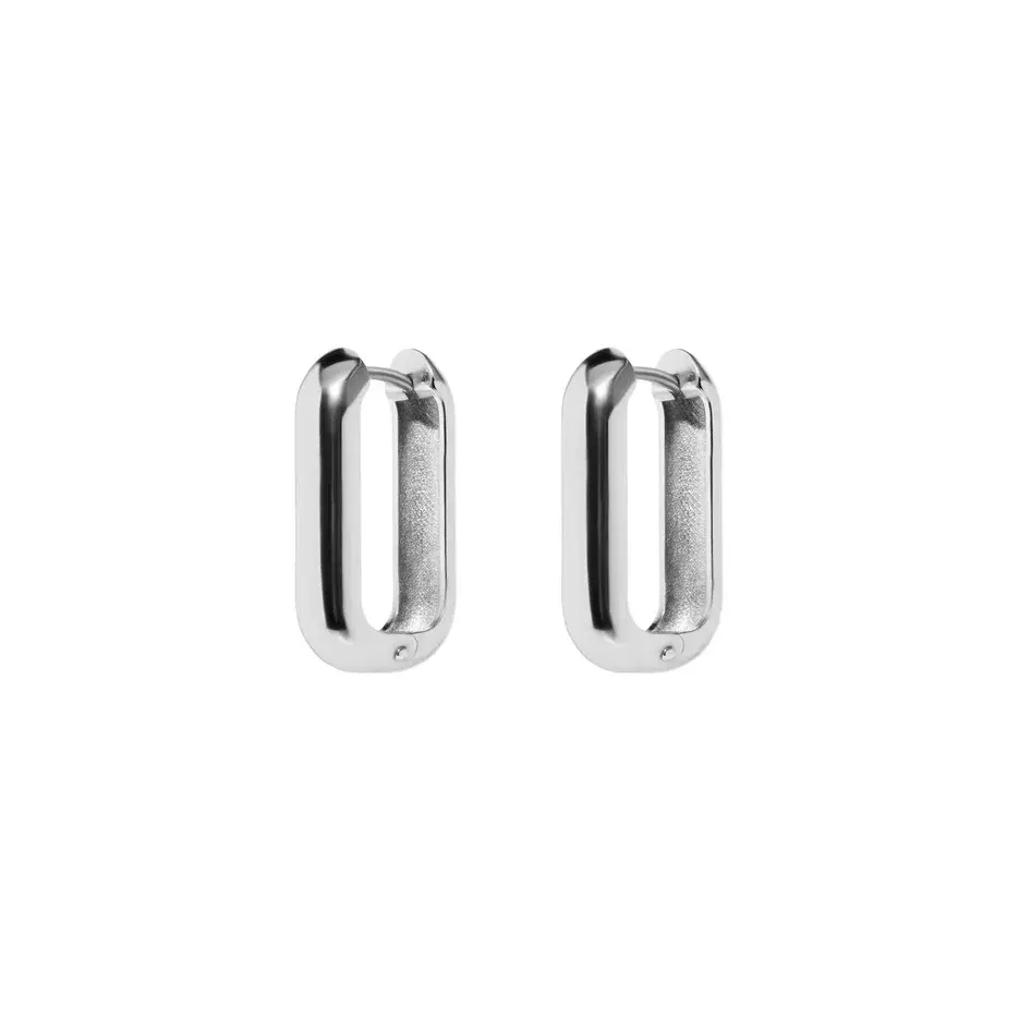 

Серьги Square Cut Earrings - Silver