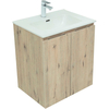 Aquanet 277525 Тумба Алвита new 60 подвесная 2 дв. цв.дуб веллингтон белый (277525)