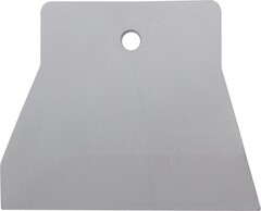 06886 КУРС Шпатель резиновый белый 100мм