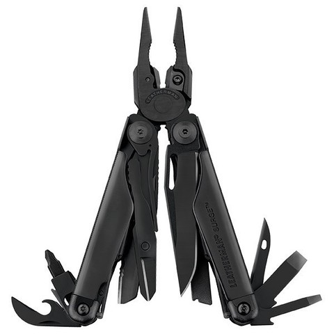 Мультитул Leatherman Surge Black, 21 функция, нейлоновый чехол