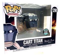 Фигурка Funko POP! Attack on Titan: Cart Titan (Spec Series Exc) (1290) (Бамп)