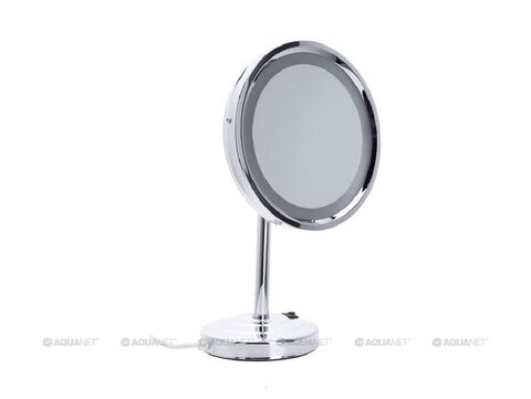 Aquanet 2209D 2209D Зеркало косметическое,настольное с LED подсветкой круглое диам 21,5 см (204516)