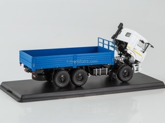 KAMAZ-43118 6x6 flatbed truck restyling white-blue 1:43 Start Scale Models (SSM)