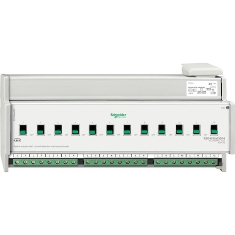 Актор выключателя REG-K/12X230/16 с ручным управлением. Merten. MTN648495