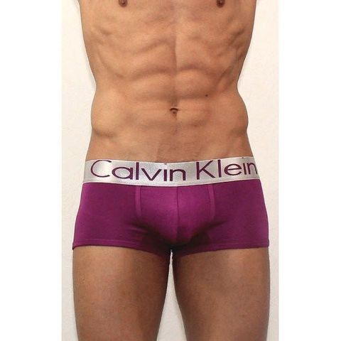 Мужские трусы боксеры фиолетовые Calvin Klein Violet  Boxer