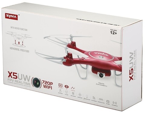 Квадрокоптер Syma X5UW-720P с HD FPV Wi-Fi камерой 2.4G - X5UW-720P