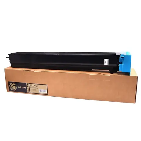 Тонер-картридж БУЛАТ s-Line TNP-711C для Konica Minolta bizhub C654, C754 (Голубой, 31500 стр.)